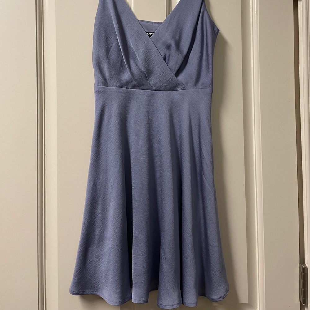 Steel blue midi dress size xxs